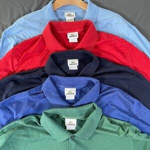 Lacoste Men's Polo Shirts - Red, Blue, Green, Navy